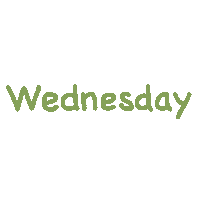 krystyanadesigns wednesday days of the week day of the week Sticker