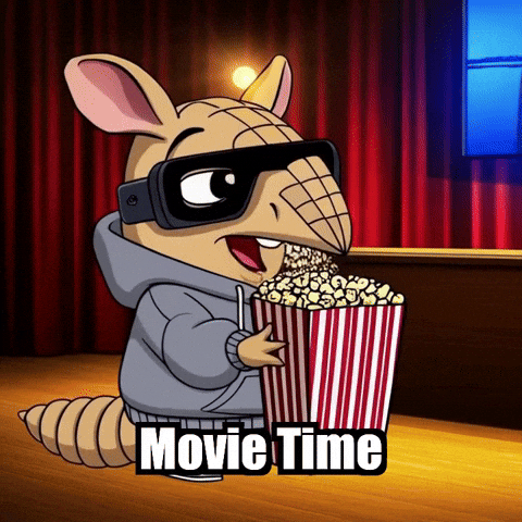 Movie Time Popcorn GIF by Chillo Dillo
