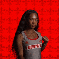 Track Field Go Cards GIF by Louisville Cardinals