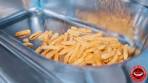 Pommes GIF by Imbiss am Tetraeder