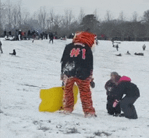 Snowboarding Snow Day GIF by Rawlings Tigers
