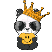 Happy Good Vibes Sticker by PandaPals