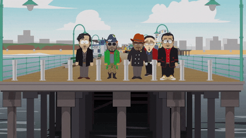kanye west water GIF by South Park 