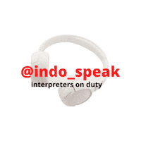 indospeak indospeak interpretersonduty onsitesimultaneousinterpretation remotesimultaneousinterpretation Sticker
