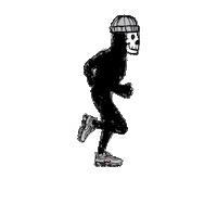 run running Sticker by JohnsonnLe