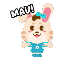 Rabbit Deer Sticker by Accurate Indonesia