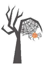 Halloween Spider Sticker by meags & me