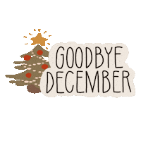 December Goodbye Sticker by Namastechen