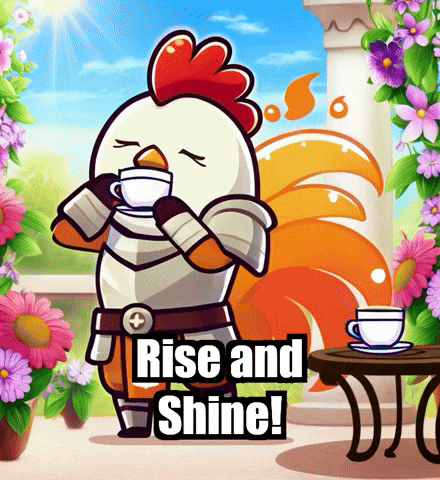 Rise And Shine Coffee GIF by Zorooster