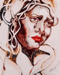 Sad Illustration GIF by Maryanne Chisholm - MCArtist