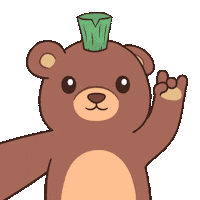 Rocking Out Lets Go Sticker by BEARISH