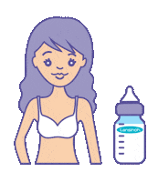 Milk Pumping Sticker by Lansinoh Deutschland