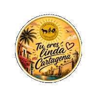 Viernes Linda Sticker by CERVECERIA CARTAGENA