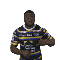 Kiss Badge Sticker by Leeds Rhinos