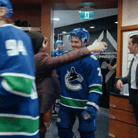 Conor Garland Hug GIF by Vancouver Canucks