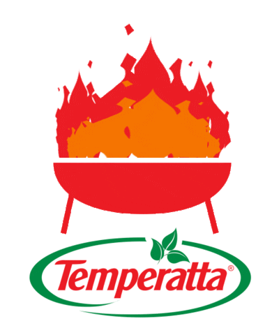 temperatta barbecue churrasco fogo sal Sticker