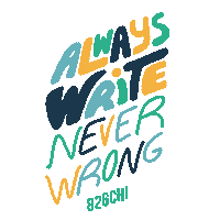 Write Sticker by 826CHI