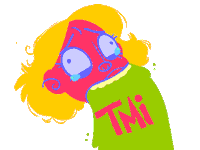 Ew Vomit Sticker by Ziggora