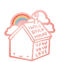 Rainbow Home Sticker by Prince of Pins