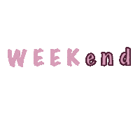 Weekend Week Sticker