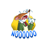 Oh No Cry Sticker by Geronimo Stilton