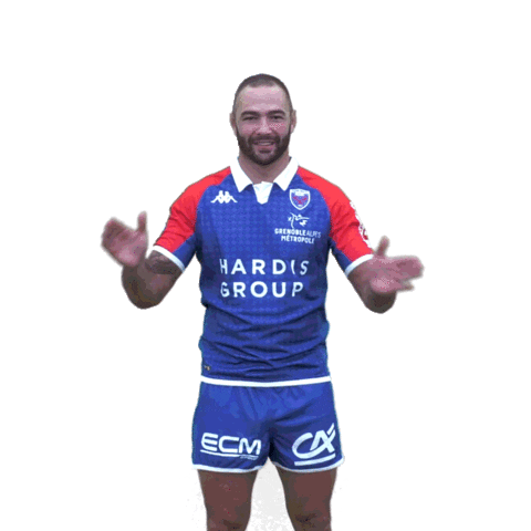 Celebration Clap Sticker by FCG Rugby