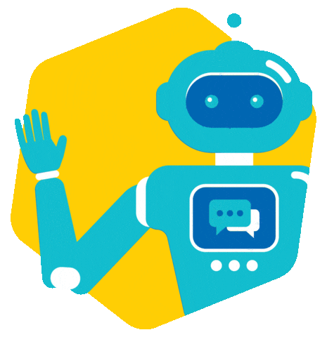 Robot Cube Sticker by Merck KGaA, Darmstadt, Germany