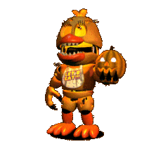 Halloween Chica Sticker