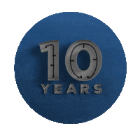 10 Years Sticker by GlobalPro