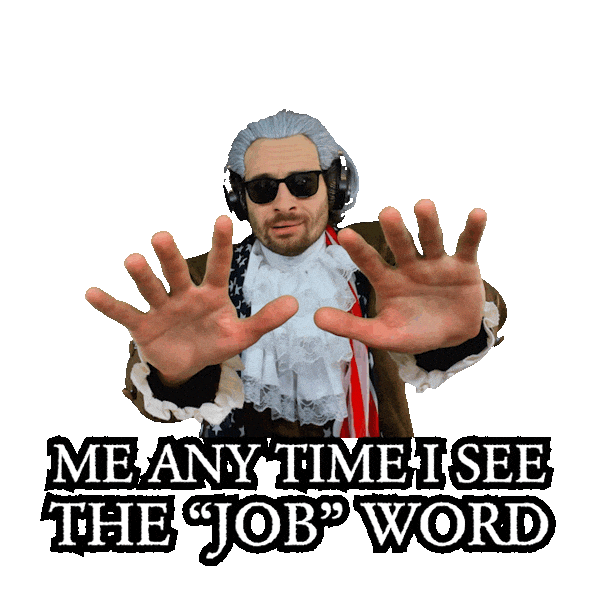 No Job Sticker