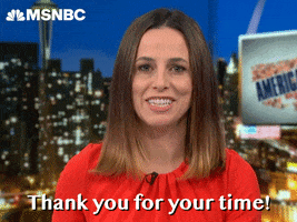 Time Thank You GIF by MSNBC