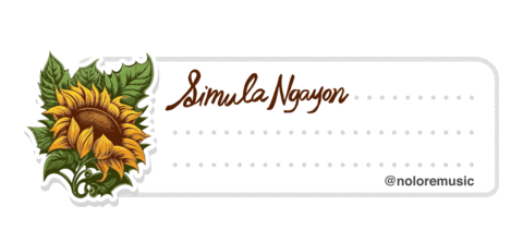 Simulangayon Sticker by No Lore