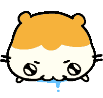Hamster Eating Sticker