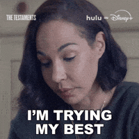 Trying My Best Amanda Brugel GIF by HULU
