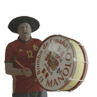manolo el del bombo seleccion Sticker