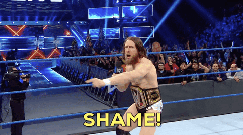 Daniel Bryan Reaction GIF by WWE