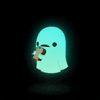 halloween ghost GIF by Roger von Biersborn