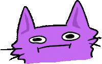 Cat Stare Sticker