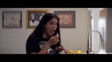 Hungry Whats Happening GIF by Lilly Singh