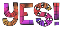 Gay Yes Sticker by Jeff McCann