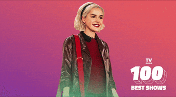 tvguide sabrina ross lynch kiernan shipka tv guide GIF