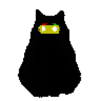 srodan art cat animation animated GIF