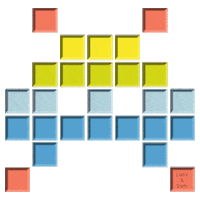 baby pixels Sticker by Lucy & Sam