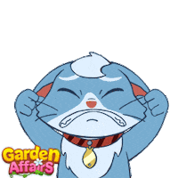 Sad Cat Sticker by GardenAffairs