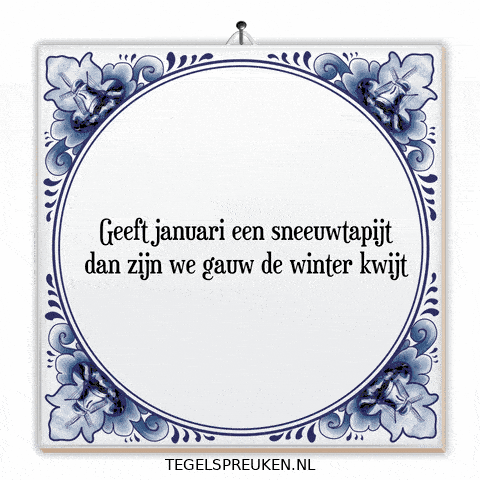 Winter Humor GIF by Tegelspreuken.nl