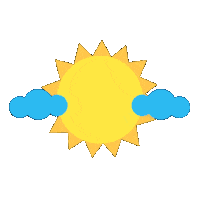 Chriss_Santos_Art sun night moon digital art Sticker