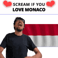 Monaco Flag Mc Sticker