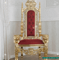 simone_guarracino brand gold king throne GIF