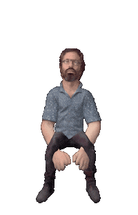 3D Portrait Sticker by Originals