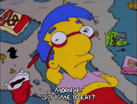 Hungry Season 9 GIF by The Simpsons